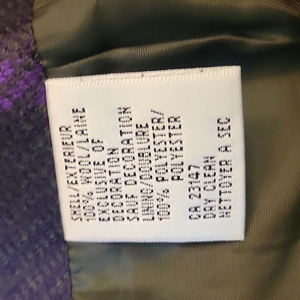 Talbots 100% Wool Green/Purple Plaid Skirt, Women's Size 6, Great Condit… - Picture 7 of 8